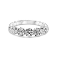 14K White Gold 1.00cttw Diamond Ring