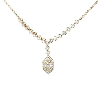 14K Yellow Gold 0.70 cttw Diamond Pendant