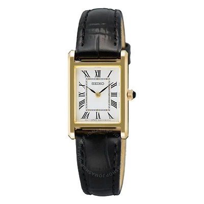 Seiko Classic Quartz White Dial Ladies Watch SWR108P1 - Shipping Immediately