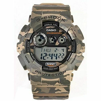 Casio G-Shock Brown Camo Digital Watch - GD120CM-5