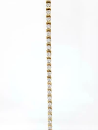 10K Yellow Gold 1.00cttw Diamond Tennis Bracelet, 7"