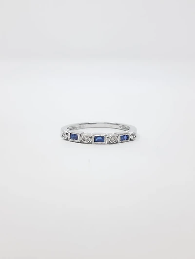 Sapphire and Diamond Ring