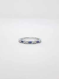 Sapphire and Diamond Ring