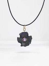Silver and Amethyst Pendant