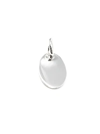 Sterling Silver Oval Charm