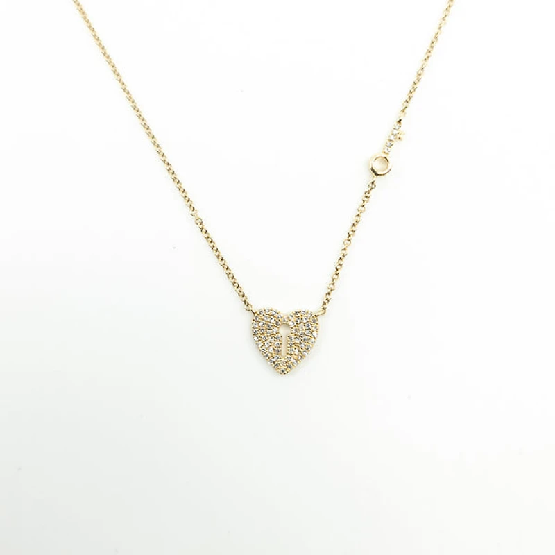 Yellow Gold Diamond Pendant
