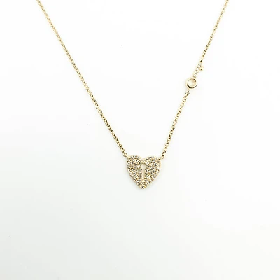 Yellow Gold Diamond Pendant