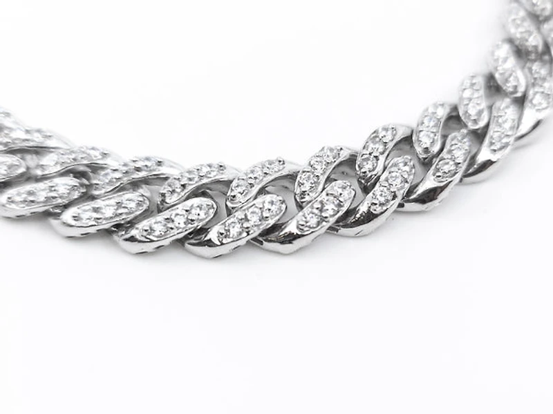 Sterling Silver & Cubic Zirconia Bracelet