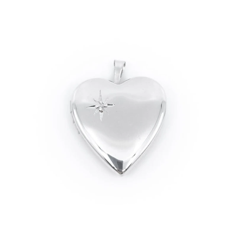 Sterling Silver Heart Shape Locket