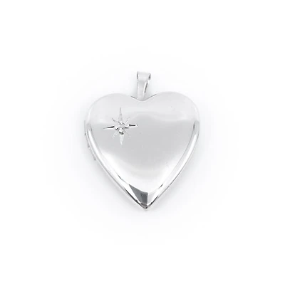 Sterling Silver Heart Shape Locket
