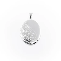 Sterling Silver Oval Locket