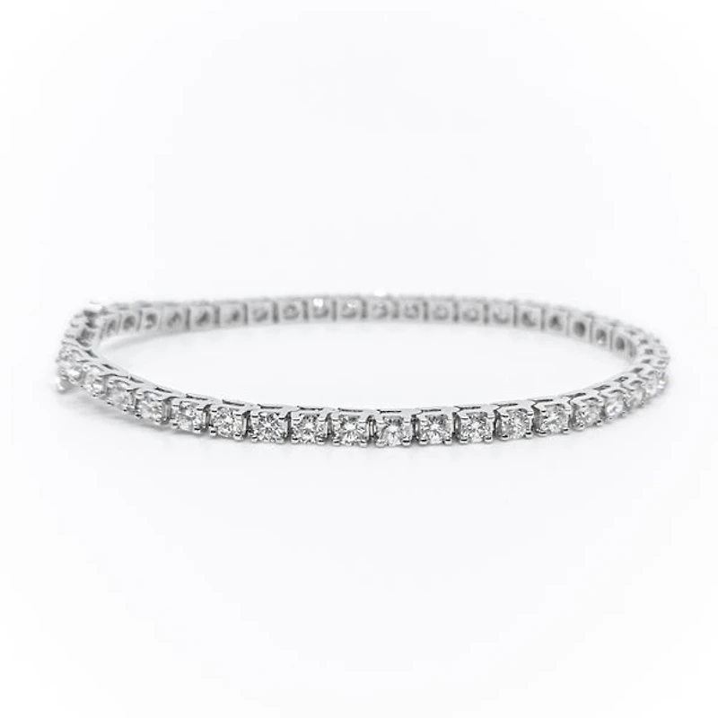 Lab-Created Diamond Tennis Bracelet