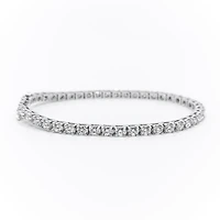 Lab-Created Diamond Tennis Bracelet