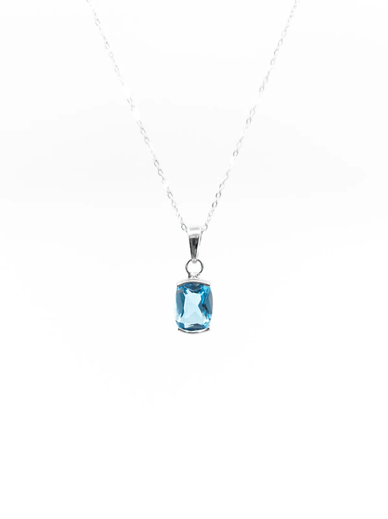 Blue Topaz Pendant