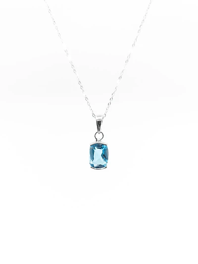 Blue Topaz Pendant