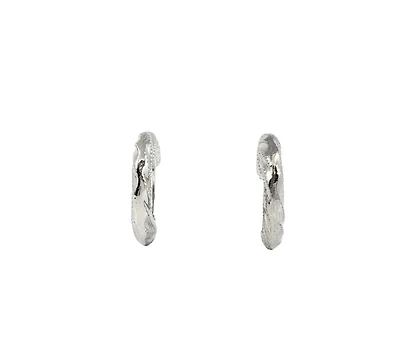 Sterling Silver Hoop Earrings 17mm