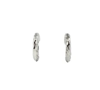 Sterling Silver Hoop Earrings 17mm