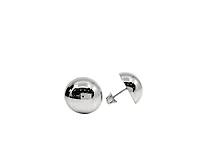 Sterling Silver Ball Stud Earrings 12.5mm