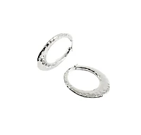 Sterling Silver Hoop Earrings 34mm