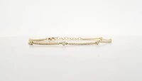 14K Yellow Gold 0.42cttw Diamond Bracelet