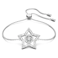 Stella Bracelet Star, White, Rhodium Plated - 5617881- Discontinued
