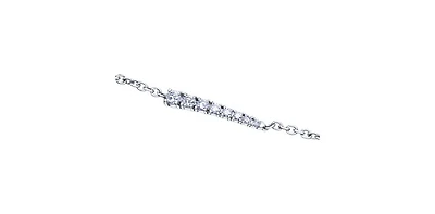 14K White Gold 0.34cttw Canadian Diamond Tennis Bracelet