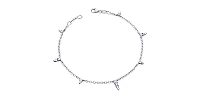14K White Gold 0.50cttw Canadian Diamond Tennis Bracelet