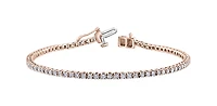 Rose Gold Diamond Tennis Bracelet