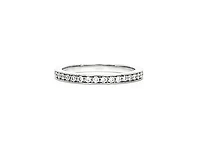 14K White Gold 0.40cttw Diamond Eternity Ring, size 6