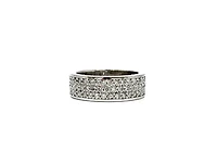 14K White Gold 1.20cttw Diamond Ring, size 6.25