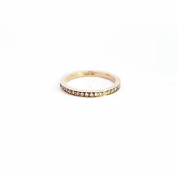 14K Yellow Gold 0.40cttw Diamond Eternity Ring, size 6