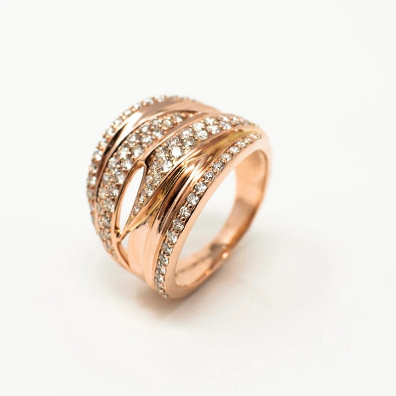 Rose Gold and Diamond Ring