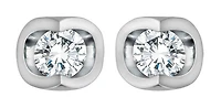 14K White Gold 0.50cttw Diamond Stud Earrings
