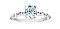 14K Gold 1.20cttw Lab Grown Diamond Engagement Ring, 6.5 - /