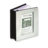 Chrome-plated Frame Cover (Holds 100- 4x6 Photos) Photo Album