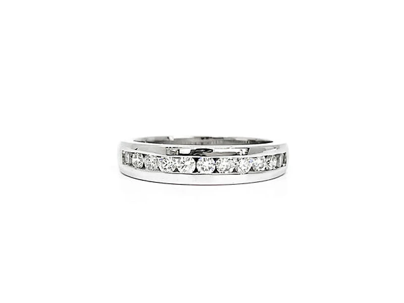 14K White Gold 0.45ctts Diamond Wedding Ring