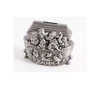 Pewter Noah's Ark Piggy Bank