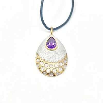 Silver Amethyst Pendant