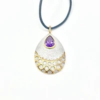 Silver Amethyst Pendant