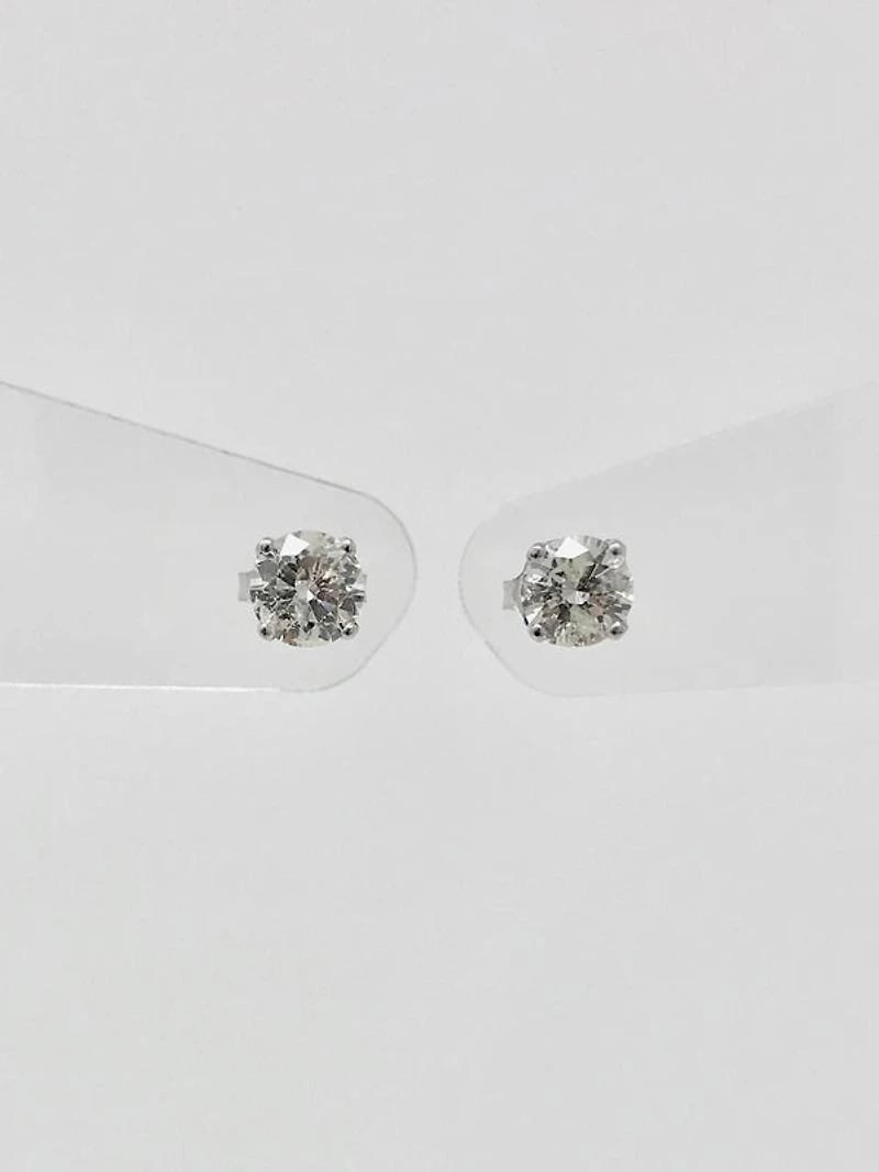 2.00 Carat Diamond Stud Earrings
