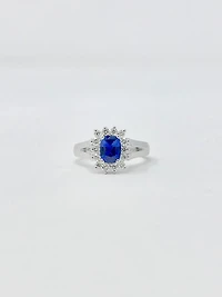 Sapphire and Diamond Ring
