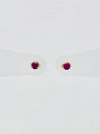 Ruby Stud Earrings