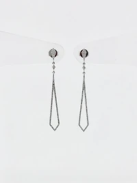 14K Gold 0.44cttw Diamond Dangle / Chandelier Earrings