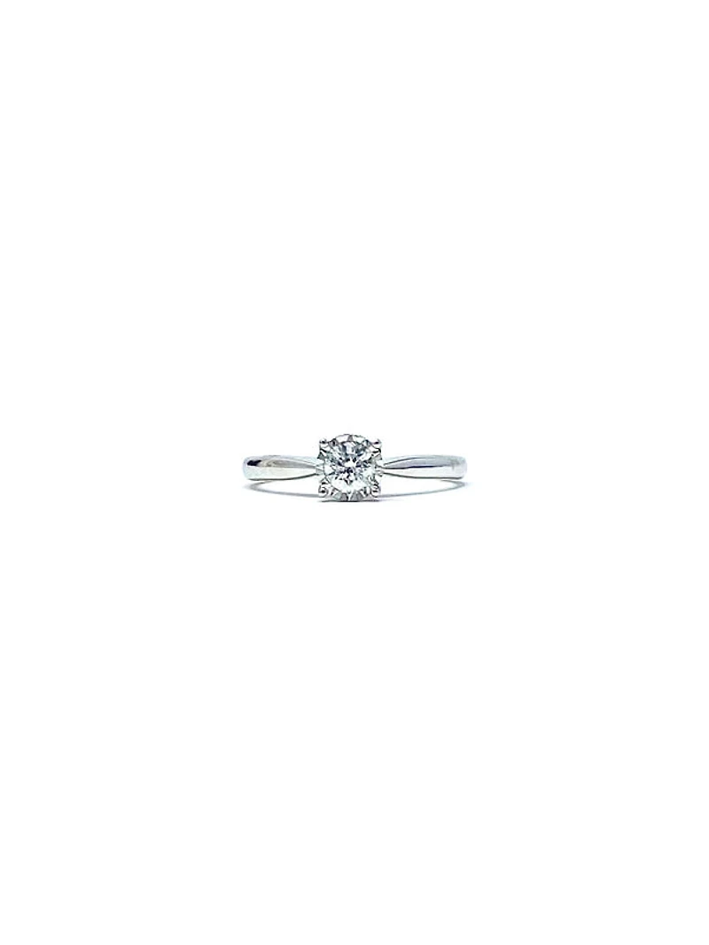 Diamond Engagement Ring - Gold / 4.5