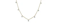 14K Yellow Gold Lab Grown 1.61cttw Diamond Necklace, 18"