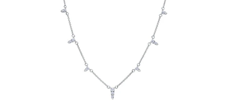 14K Gold 0.50cttw Canadian Diamond Pendant, 18"