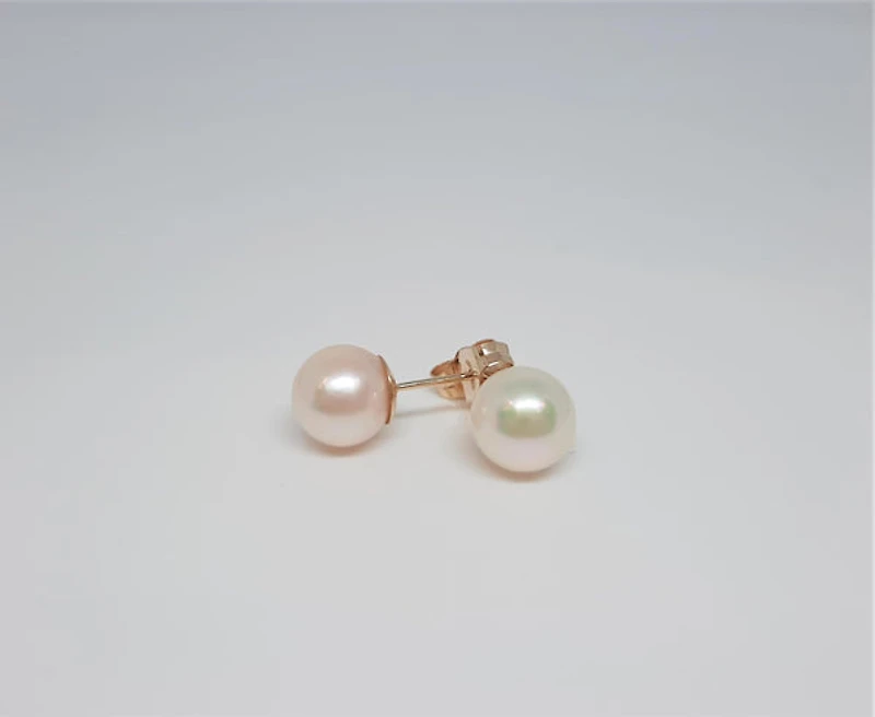 6.5-7.0mm Pearl Stud Earrings