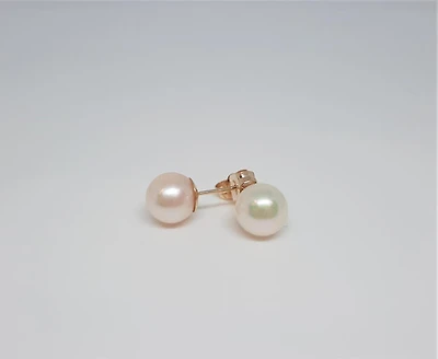 6.5-7.0mm Pearl Stud Earrings