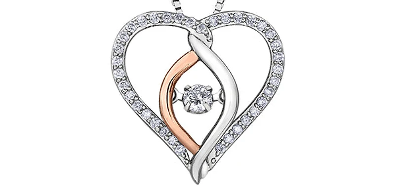 Heart shape Diamond Necklace