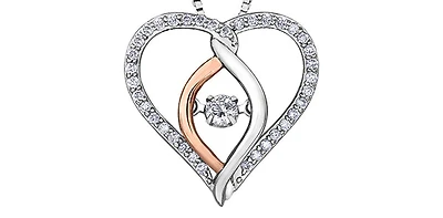 Heart shape Diamond Necklace